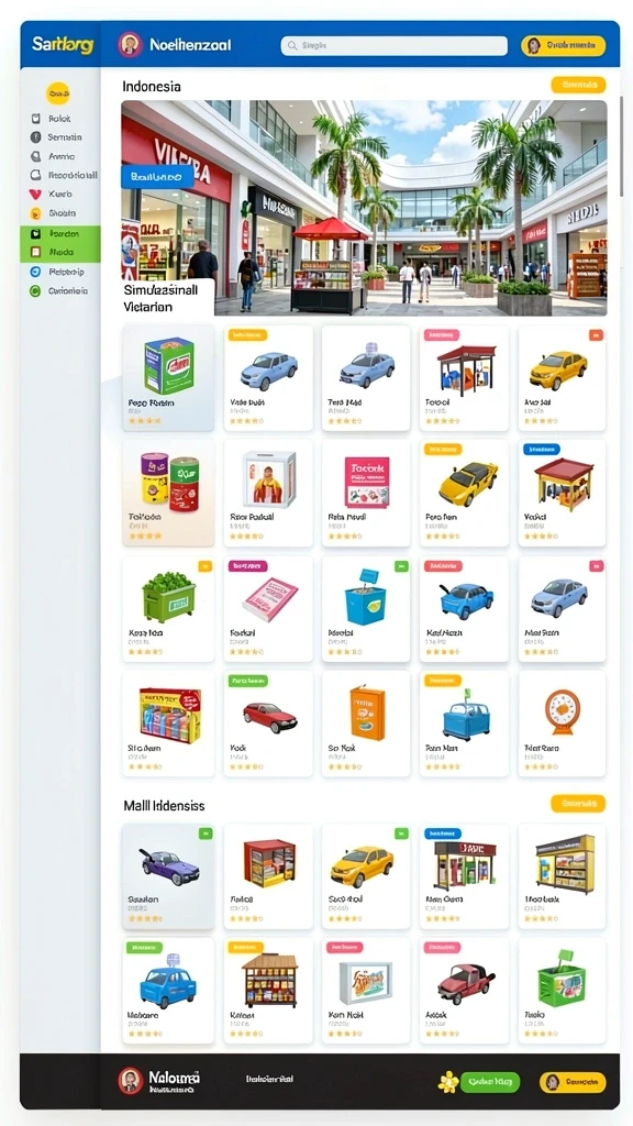 8728slots - Tampilan antarmuka yang menarik dan intuitif.