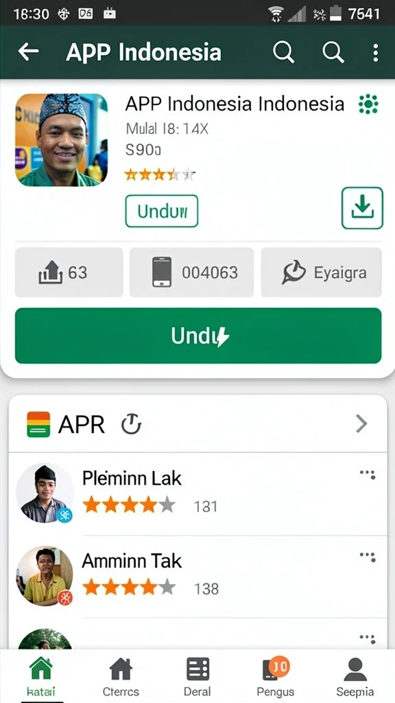 987up - Tampilan antarmuka yang modern dan menarik.