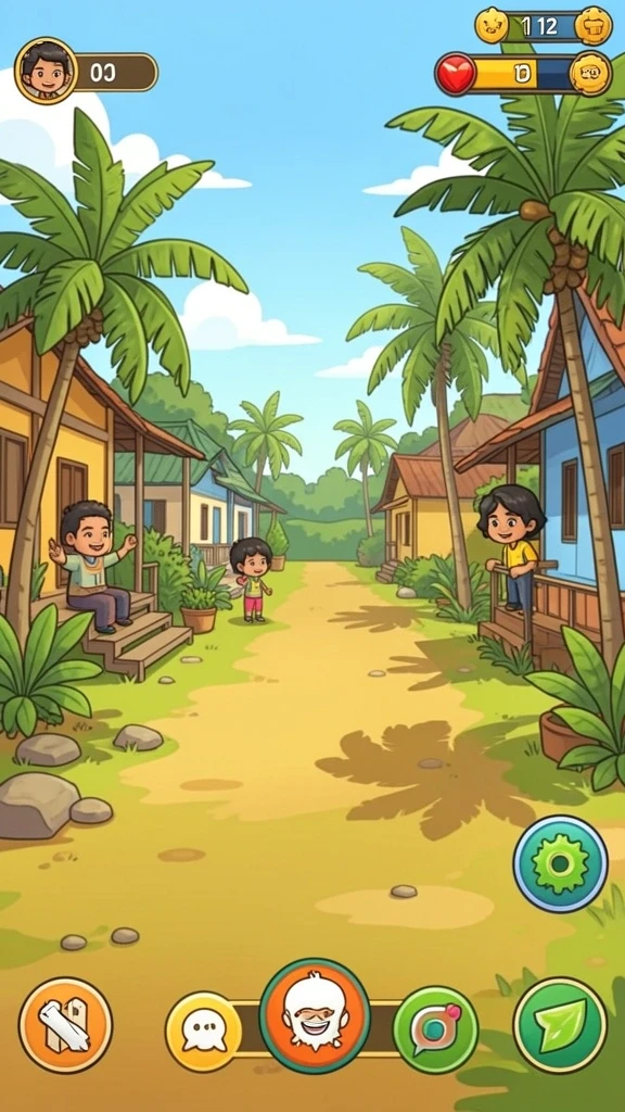 hw777 - Screenshot menunjukkan karakter utama dalam misi penuh aksi.
