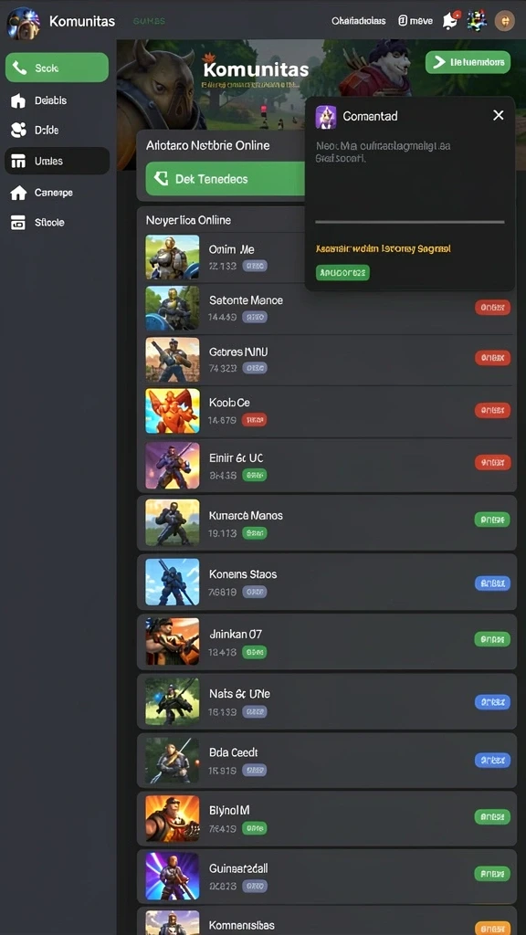 idrgame - Tangkapan layar menampilkan antarmuka yang ramah pengguna.