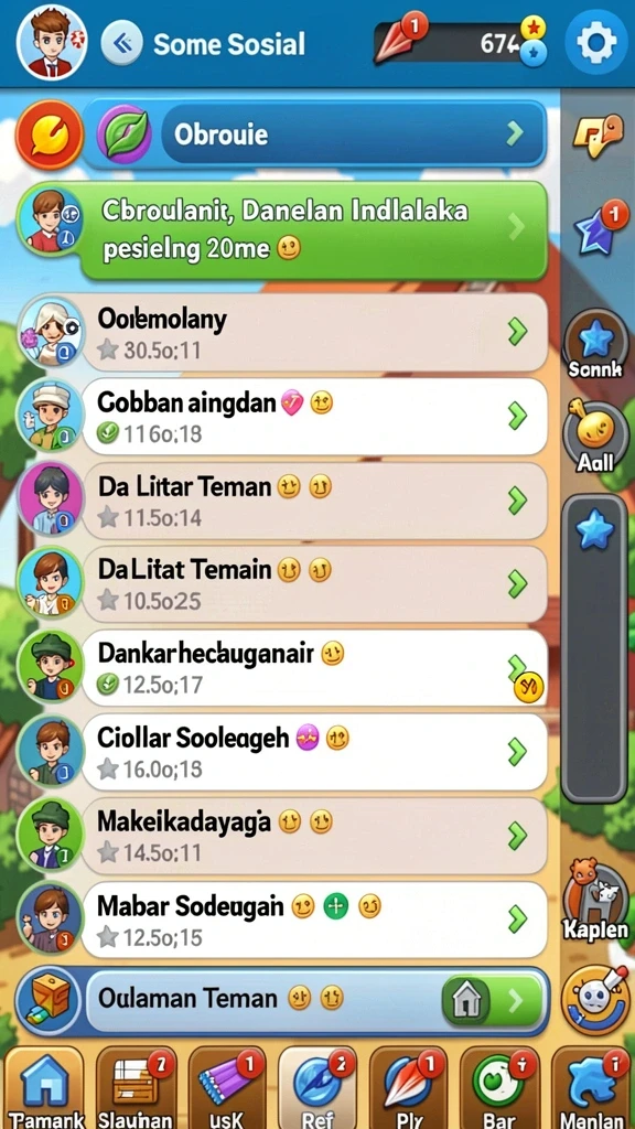 ocatoto - Tampilan antarmuka yang menarik dan mudah digunakan.