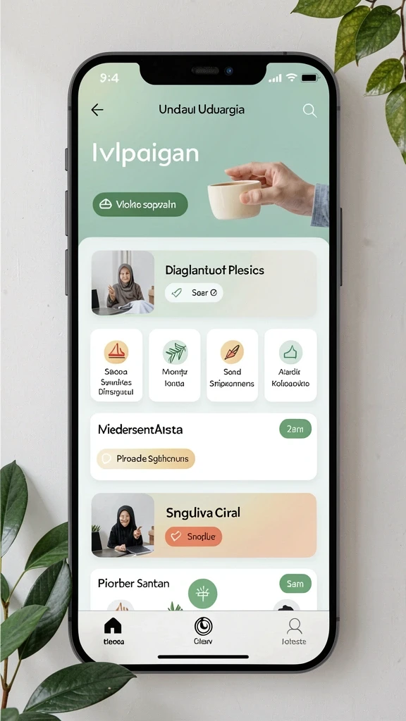s9s9 - Tampilan menu utama S9S9 yang menarik dan mudah dinavigasi.