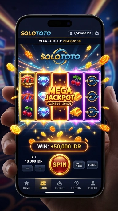 Layar utama solototo — antarmuka bersih setelah instalasi